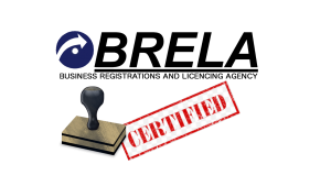 Brela Company Registration Certification